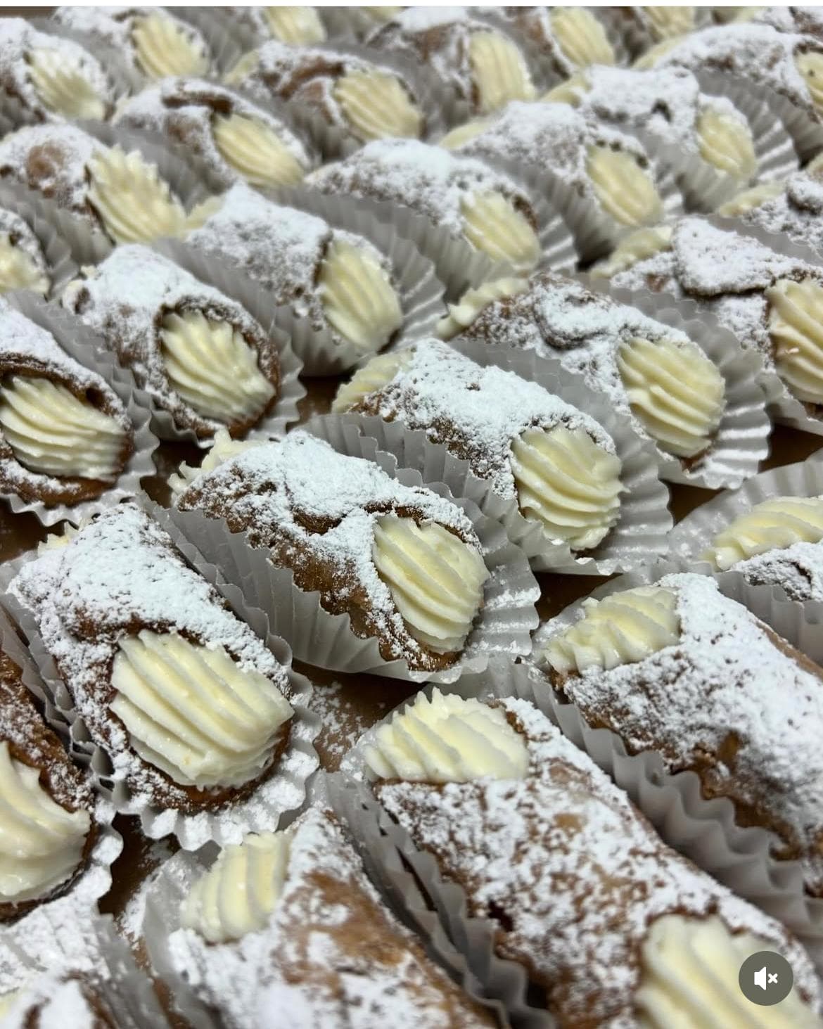 Fresh filled cannoli from The Big Cannoli